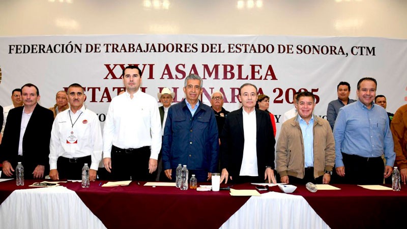 Reconoce CTM acciones de Gobernador Durazo en beneficio de los trabajadores