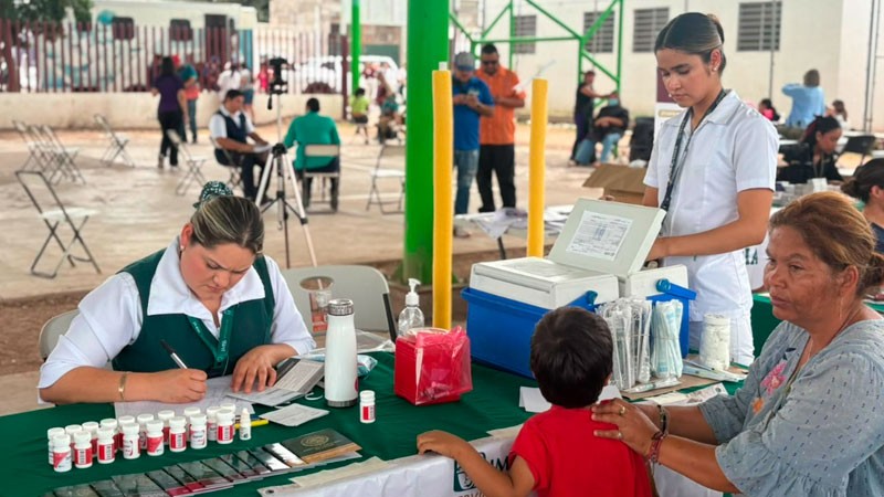 Llevan Jornada de Salud con servicios gratuitos a la colonia Cajeme